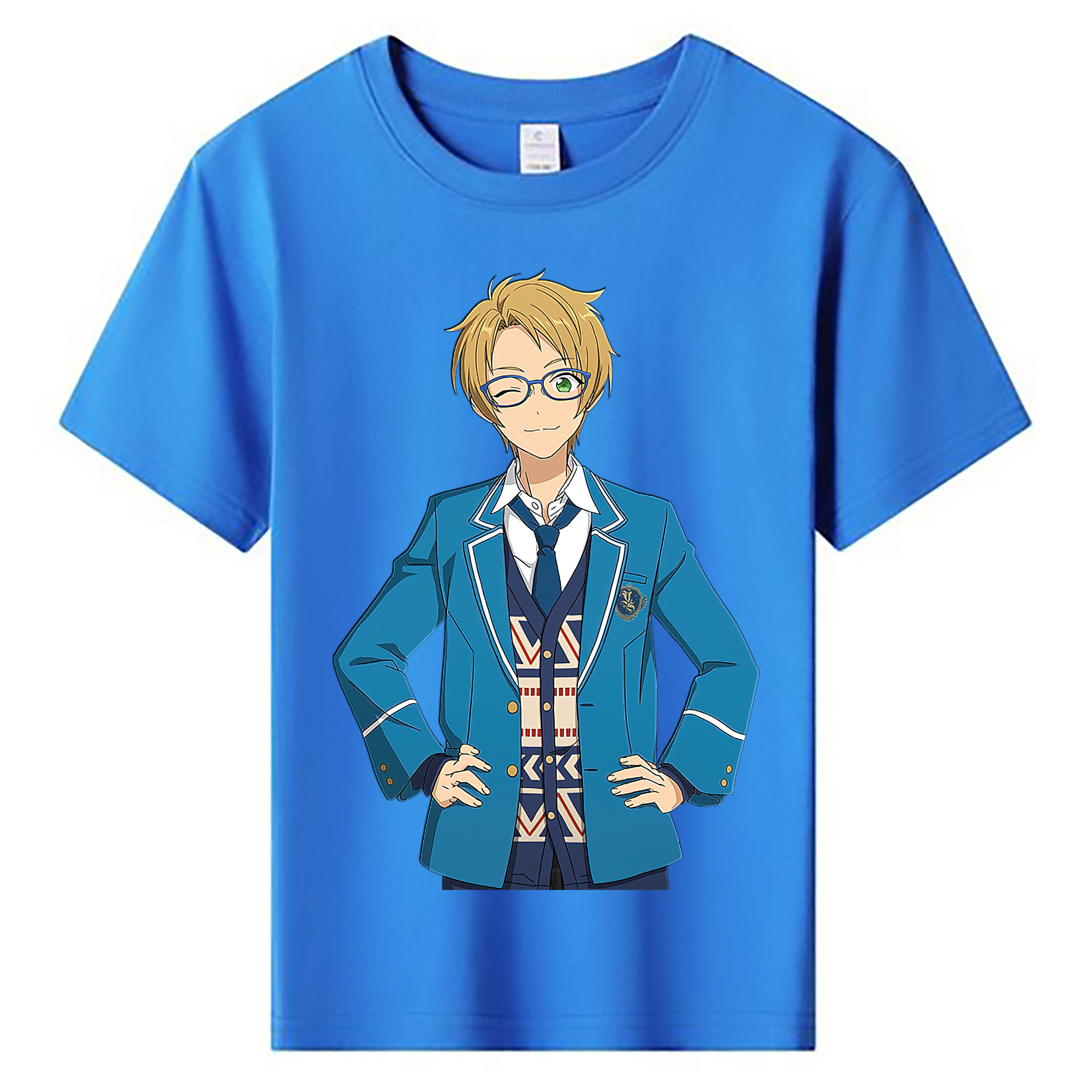 （画像用） あんさんぶるスターズ! Ensemble Stars 綿100％キッズTシャツ（フロントプリント）